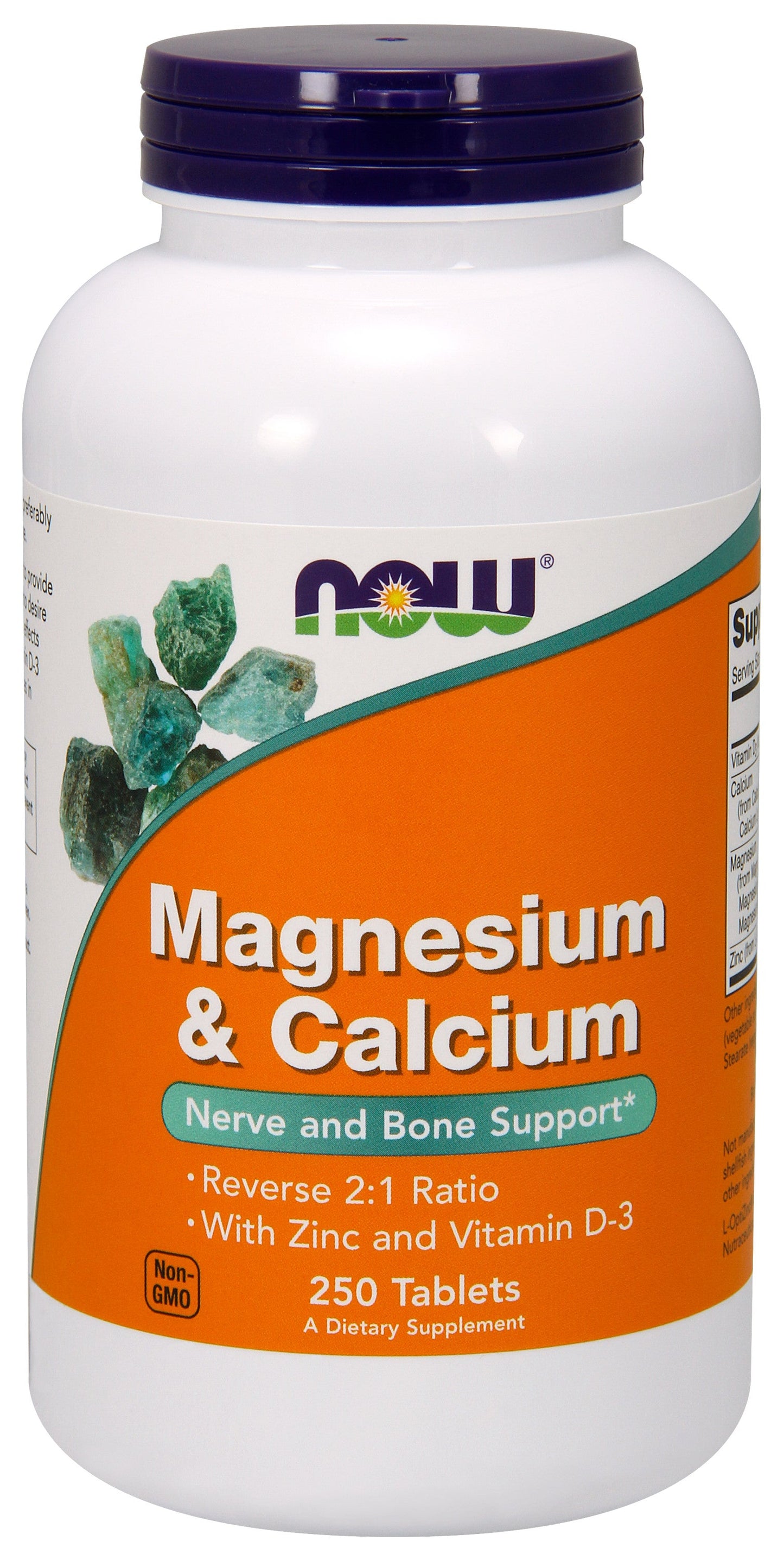 Magnesium & Calcium 100 Tablets | By Now Foods - Best Price