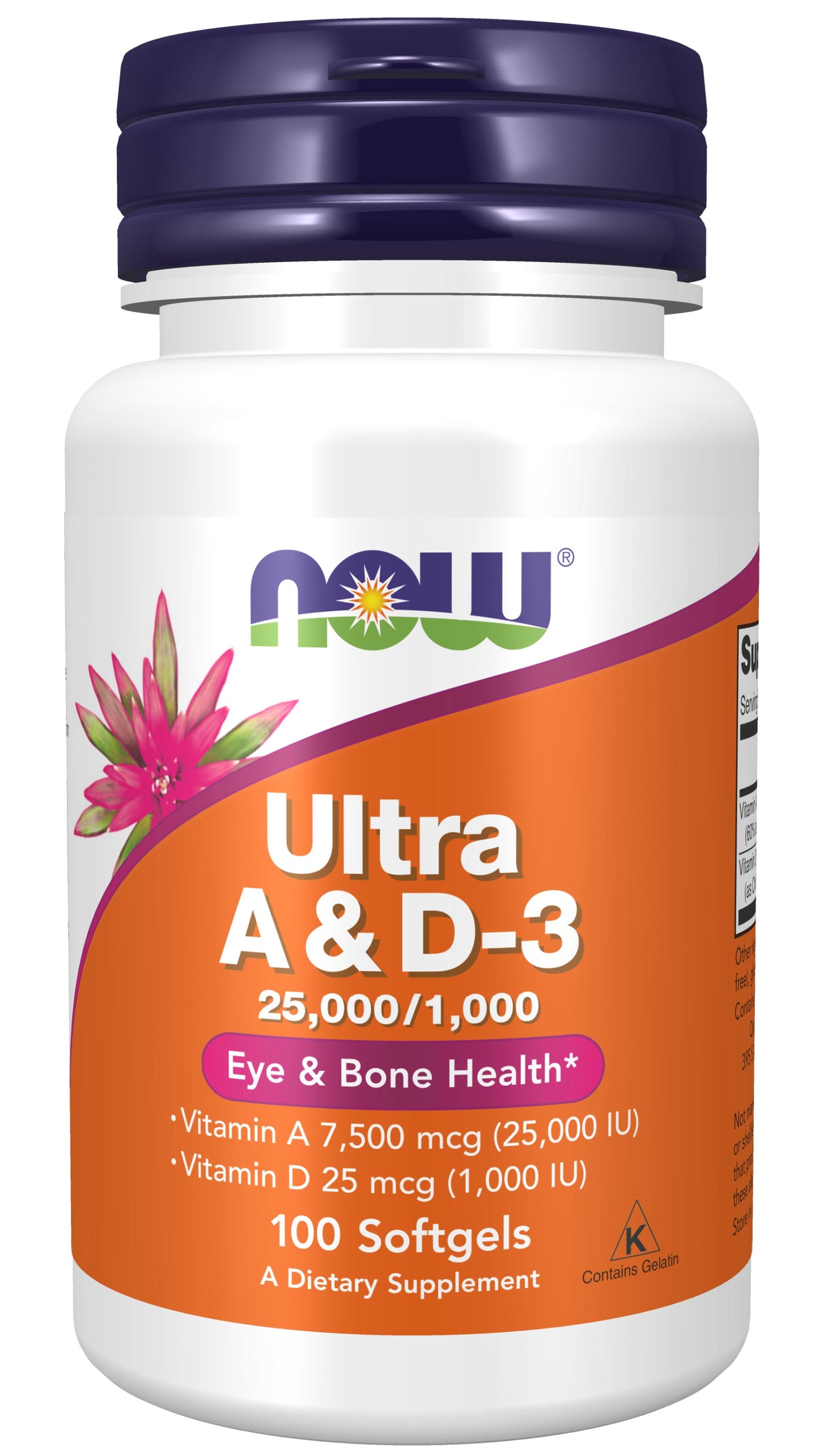 Ultra A & D-3 25,000/1,000 IU 100 Softgels