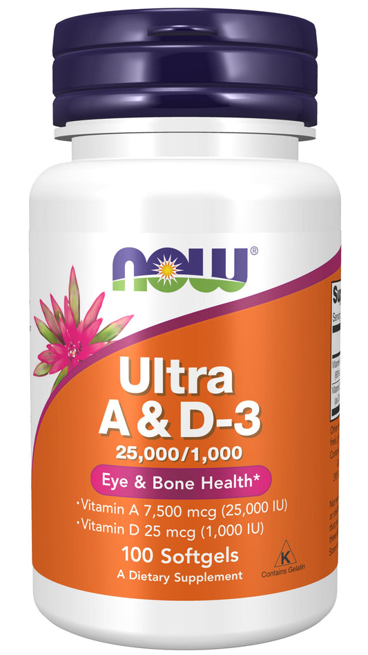 Ultra A & D-3 25,000/1,000 IU 100 Softgels