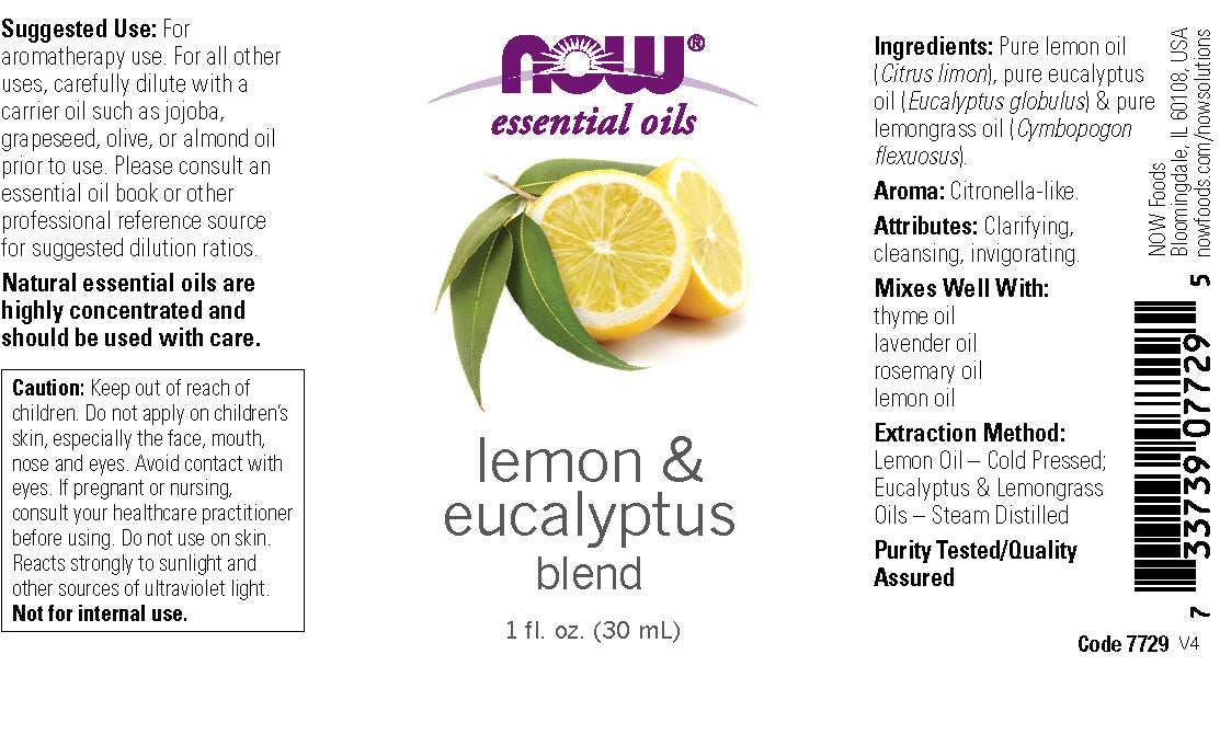 Lemon & Eucalyptus Blend 1 fl oz (30 ml) | By Now Essential Oils - Best Price