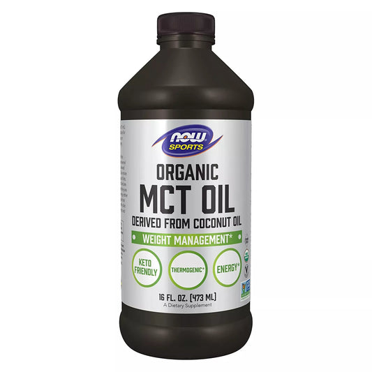 Organic MCT Oil, 16 fl oz (473 ml) by NOW