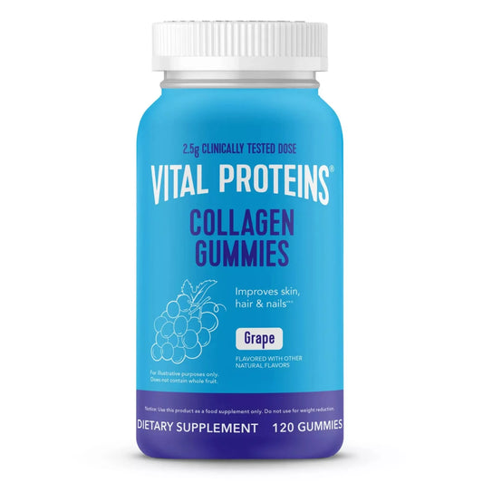 Vital Proteins Collagen Gummies Grape, 120 Gummies