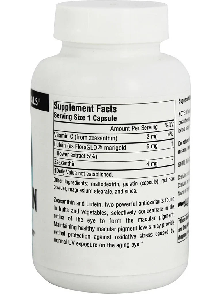 Zeaxanthin with Lutein, 10 mg, 120 Capsules by Source Naturals