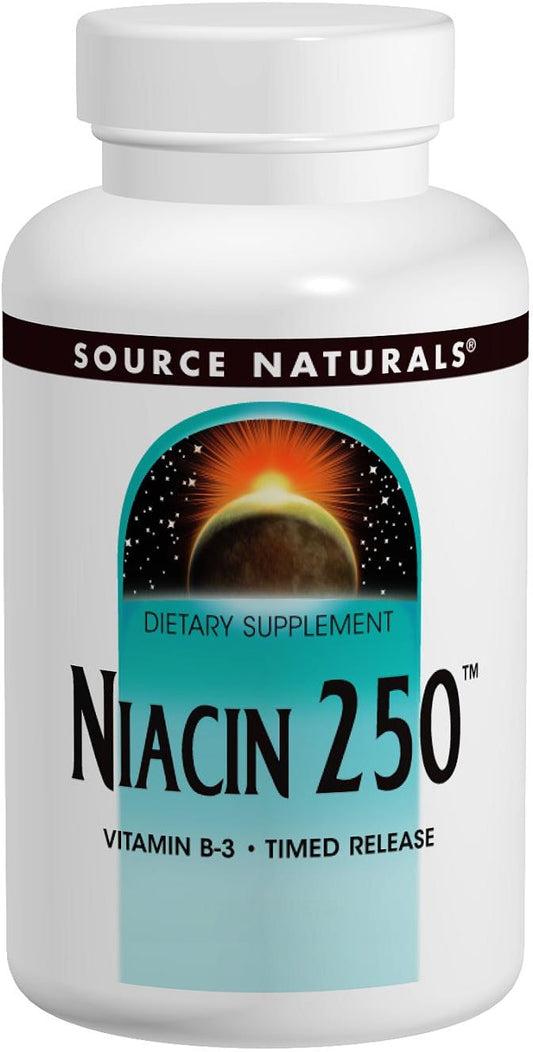 Niacin 250 Timed Release 250 mg 250 Tablets