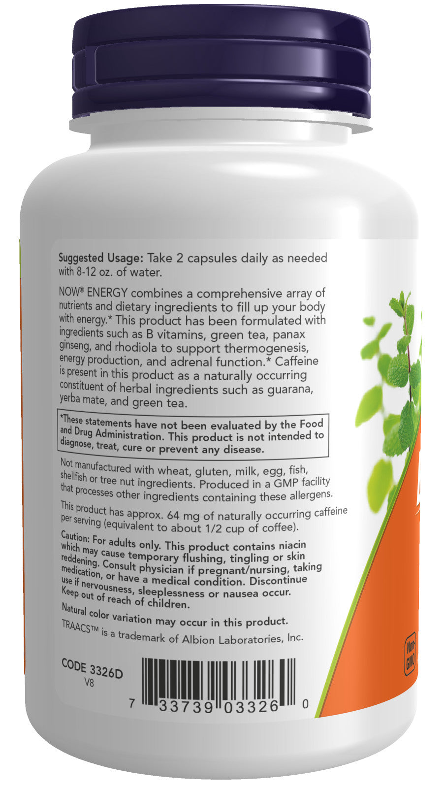 Energy 90 Veg Capsules