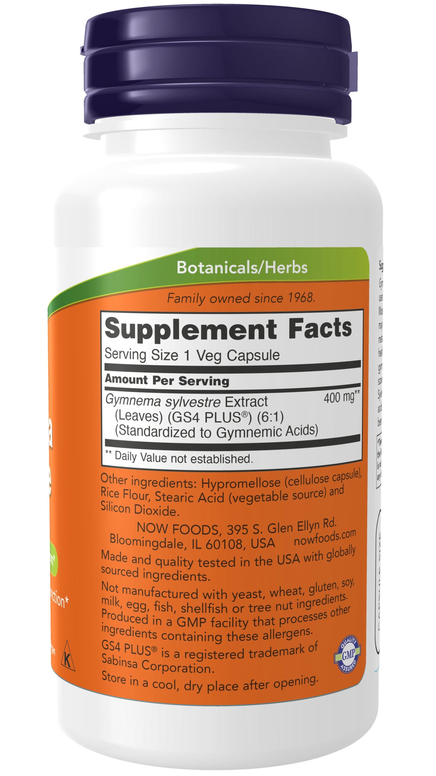 Gymnema Sylvestre 400 mg 90 Veg Capsules