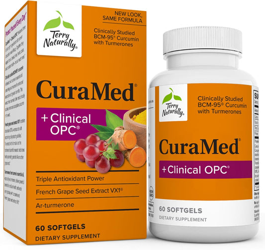 Terry Naturally (CuraMed +Clinical OPC) BCM 95 + OPC 60 Softgels