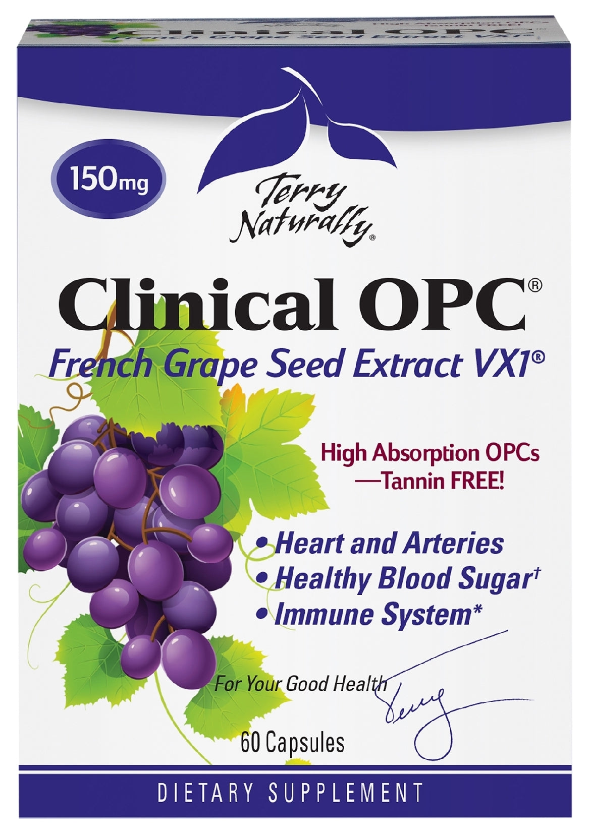 Terry Naturally Clinical OPC 150 mg 60 Capsules