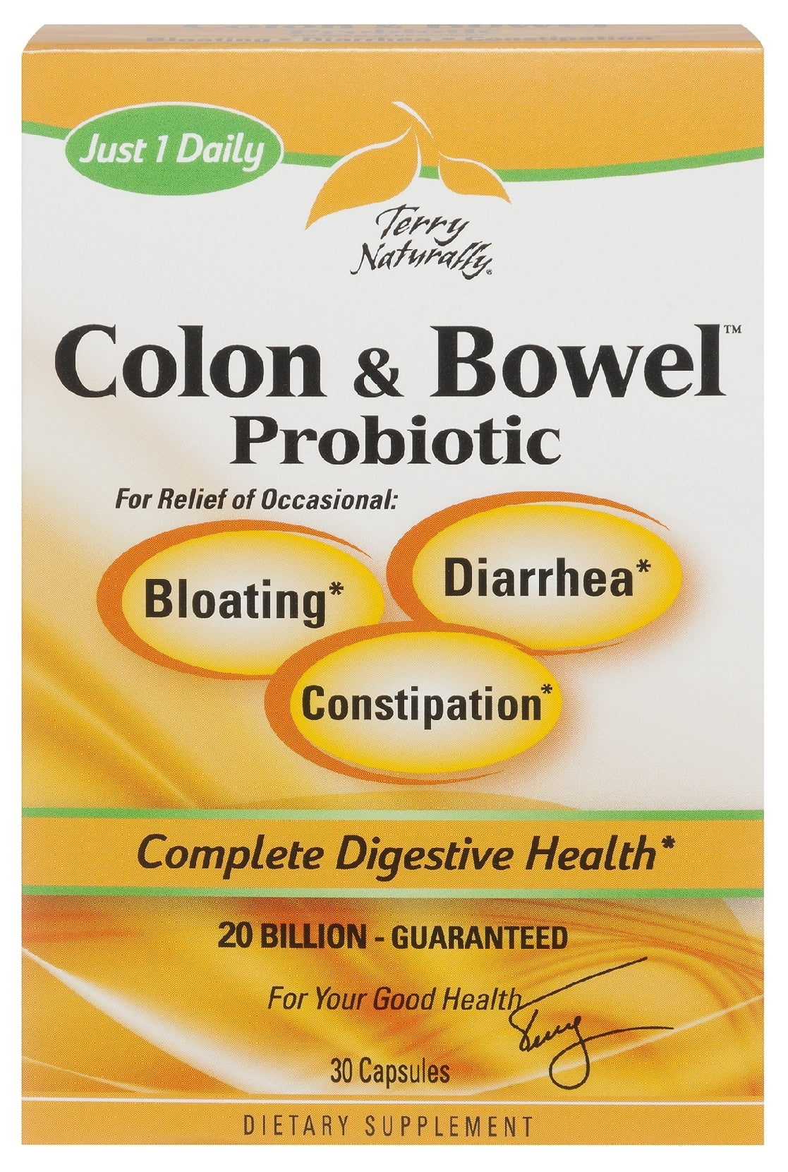 Terry Naturally Colon & Bowel Probiotic 30 Capsules