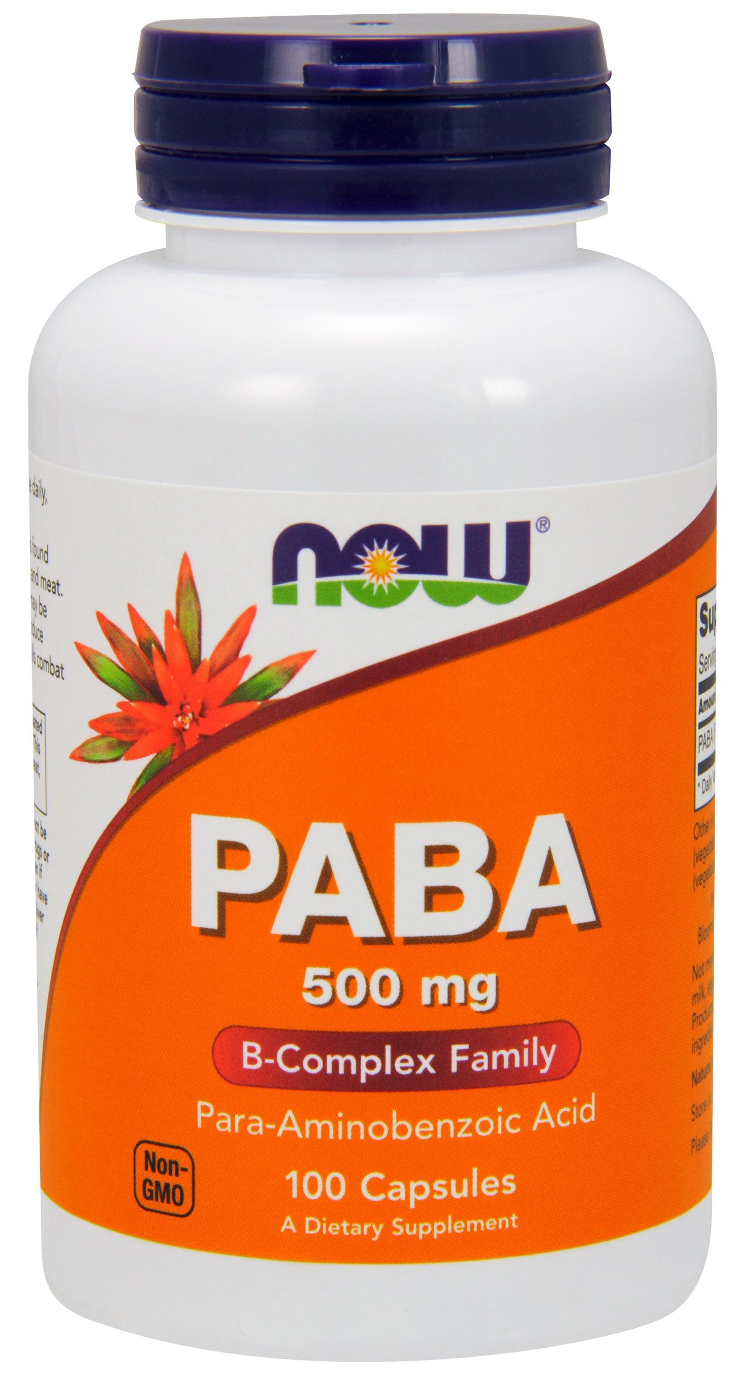 PABA 500 mg 100 Capsules