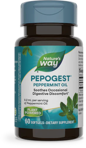 Pepogest Peppermint Oil 60 Softgels