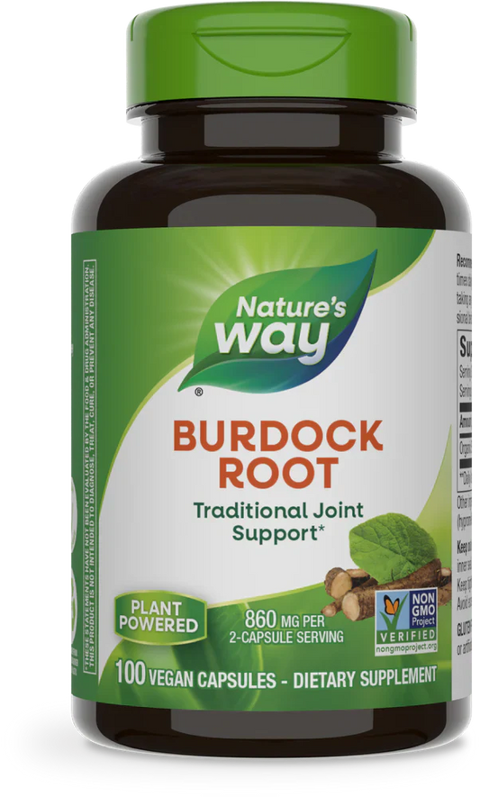 Burdock Root 430 mg 100 Vegetarian Capsules by Nature's Way