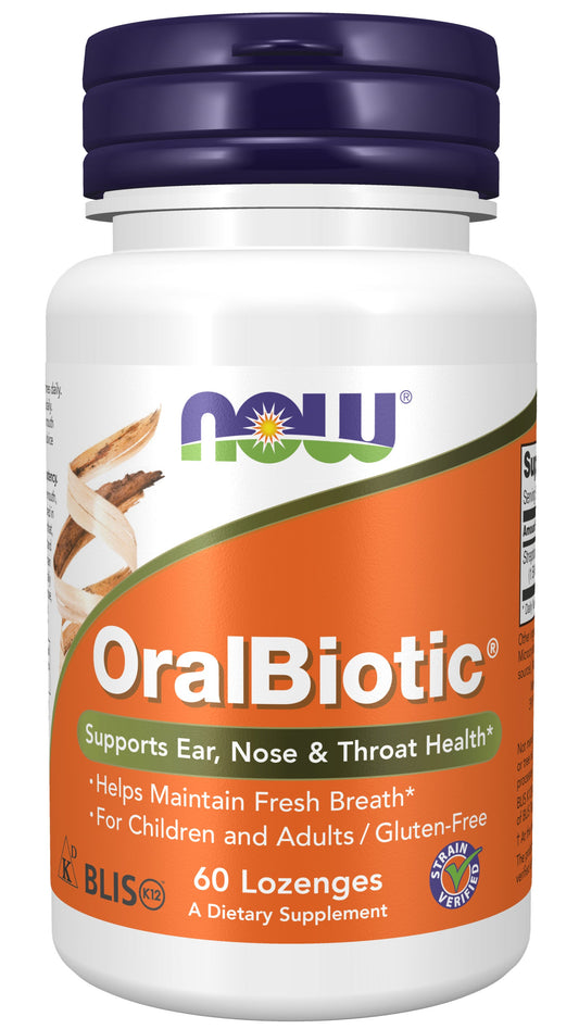 OralBiotic 60 Lozenges by NOW