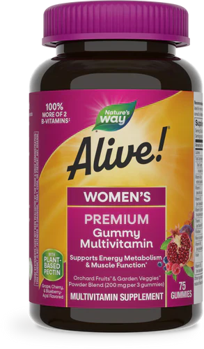 Alive! Women's Gummy Vitamins 75 Gummies