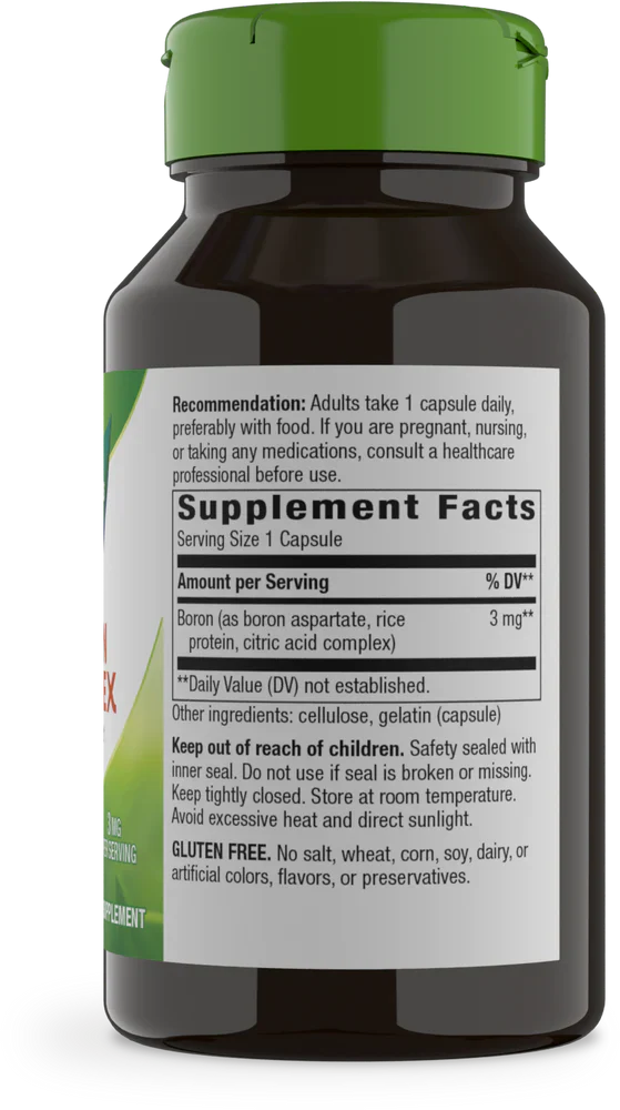 Boron Complex 3 mg 100 Capsules by Nature's Way