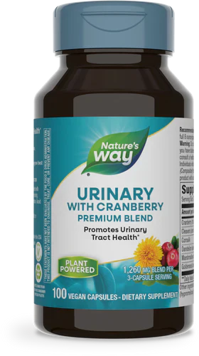 Urinary with Cranberry 420 mg 100 Vegetarian Capsules by Nature's Way