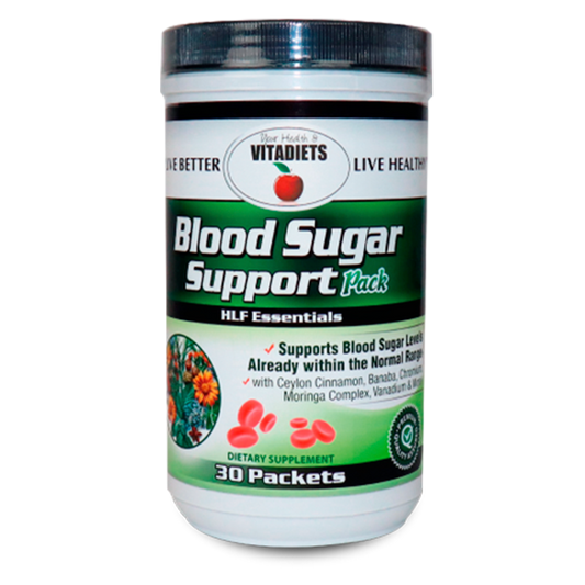 Blood Sugar Support Pack 30 Packets by Your Health & Vitadiets