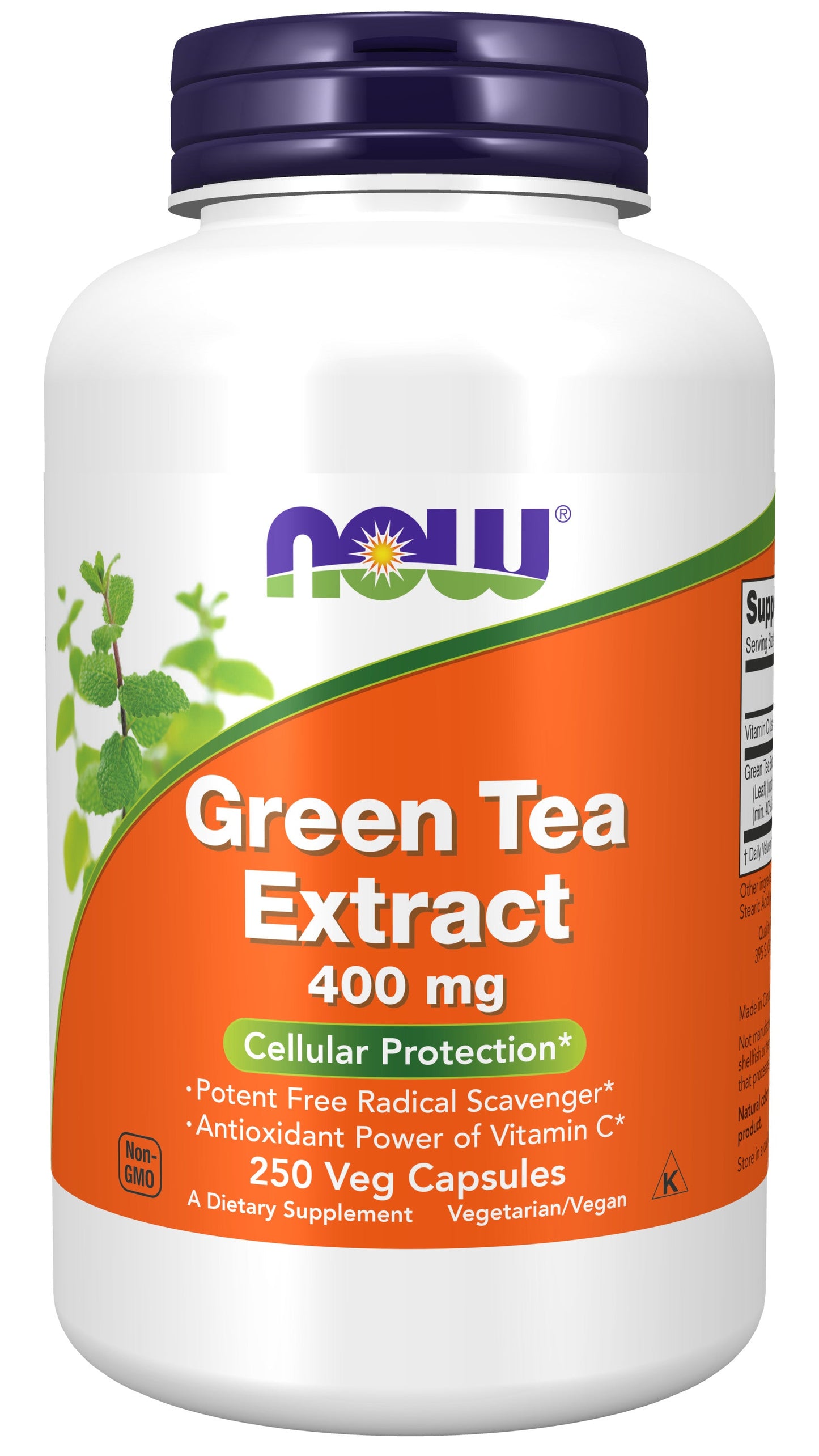 Green Tea Extract 400 mg 250 Veg Capsules