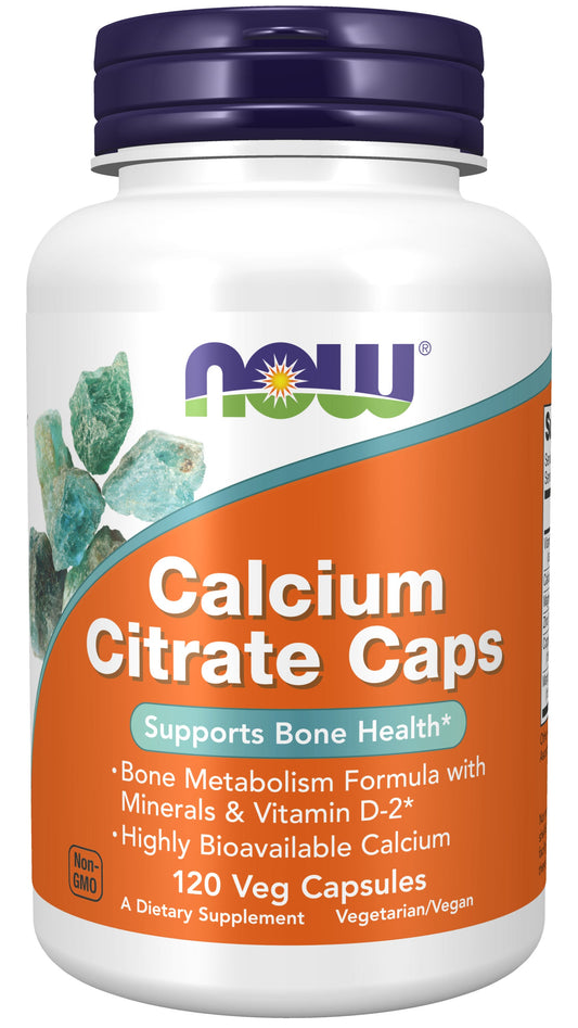 Calcium Citrate Caps 120 Veg Capsules