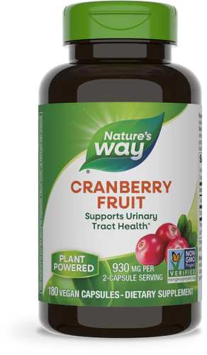 Cranberry Fruit 465 mg 180 Vegetarian Capsules by Nature's Way