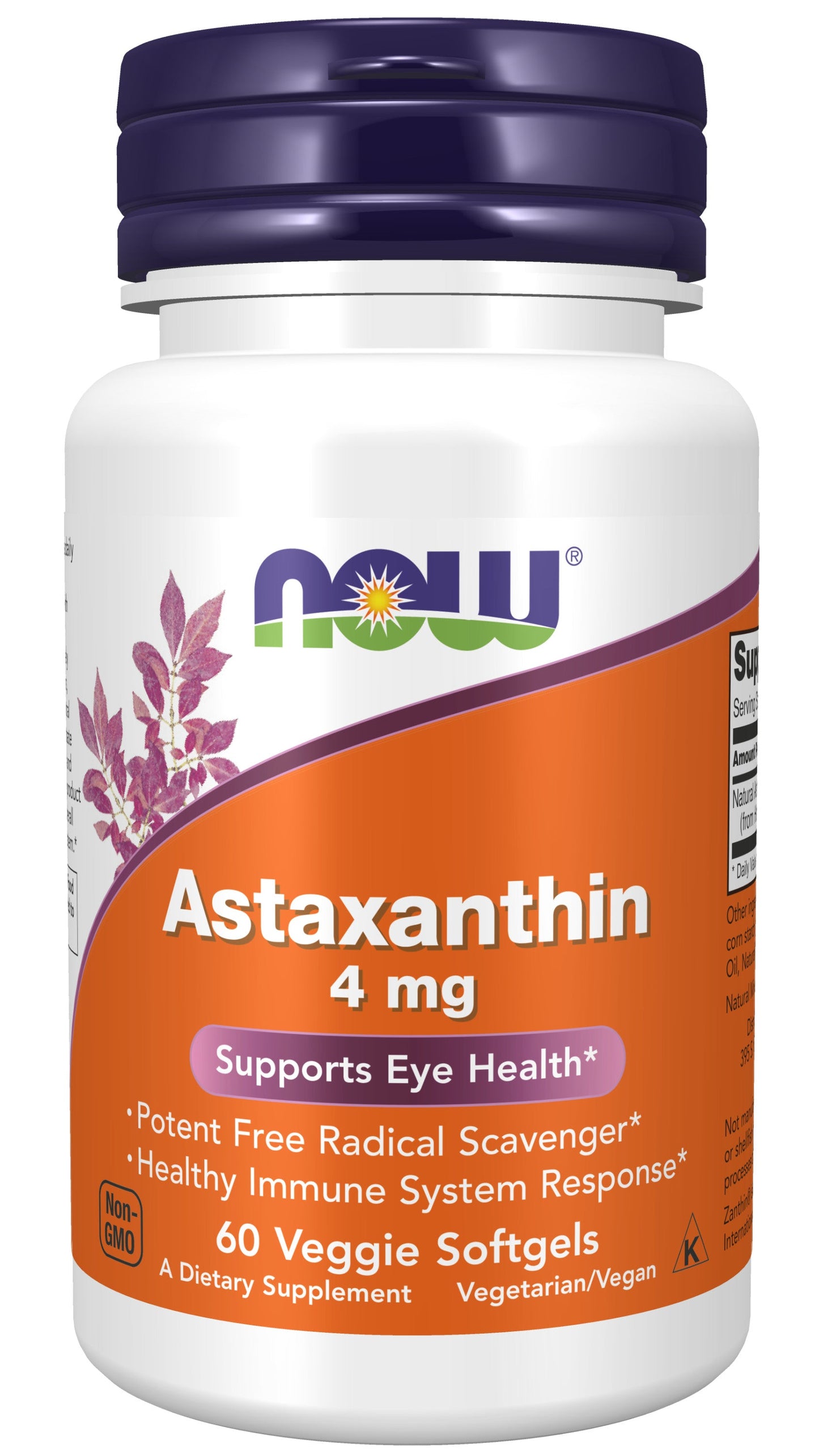 Astaxanthin 4 mg 60 Veggie Softgels