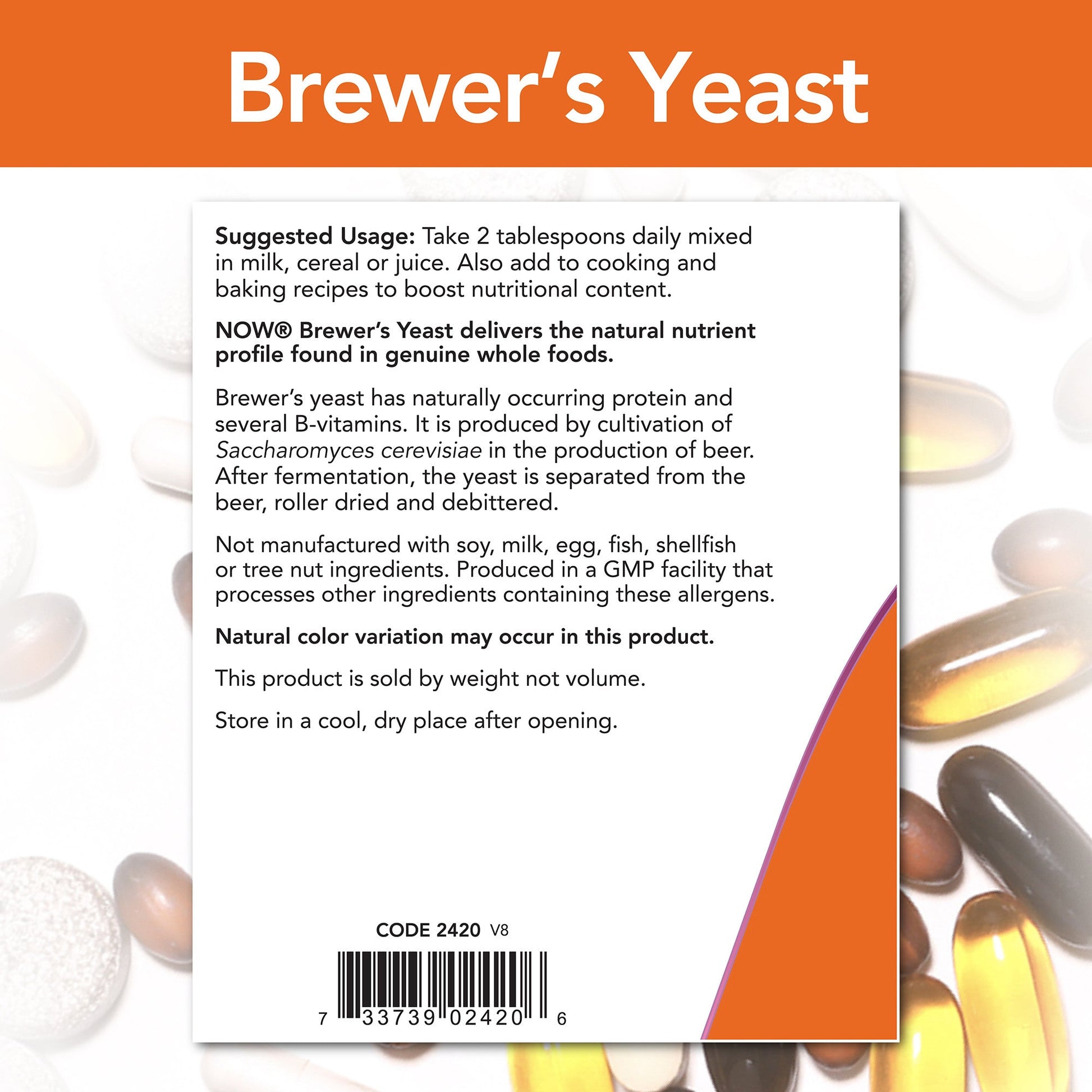 Brewer's Yeast 1 lb (454 g) | By Now Foods - Best Price