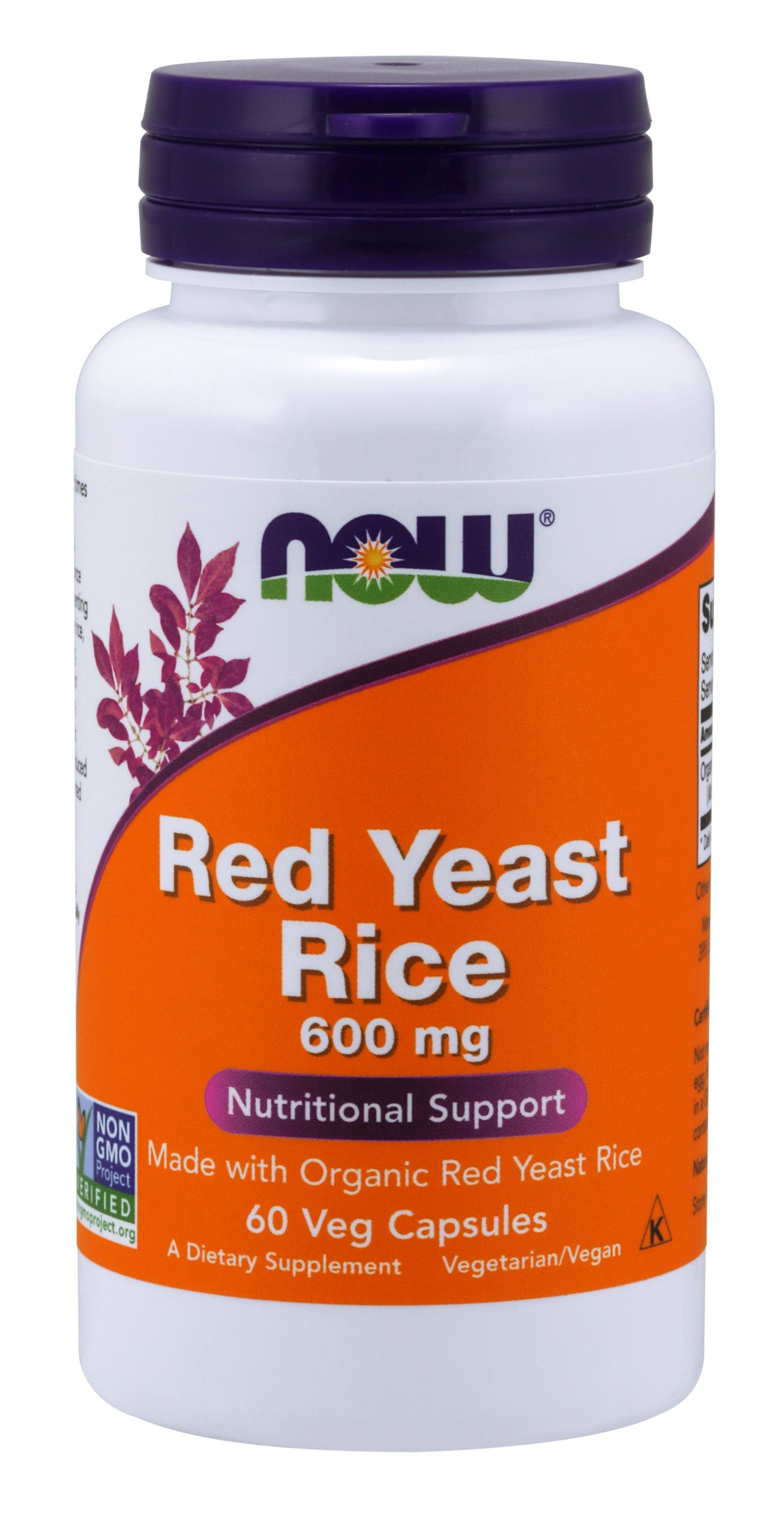 Red Yeast Rice 600 mg 60 Veg Capsules