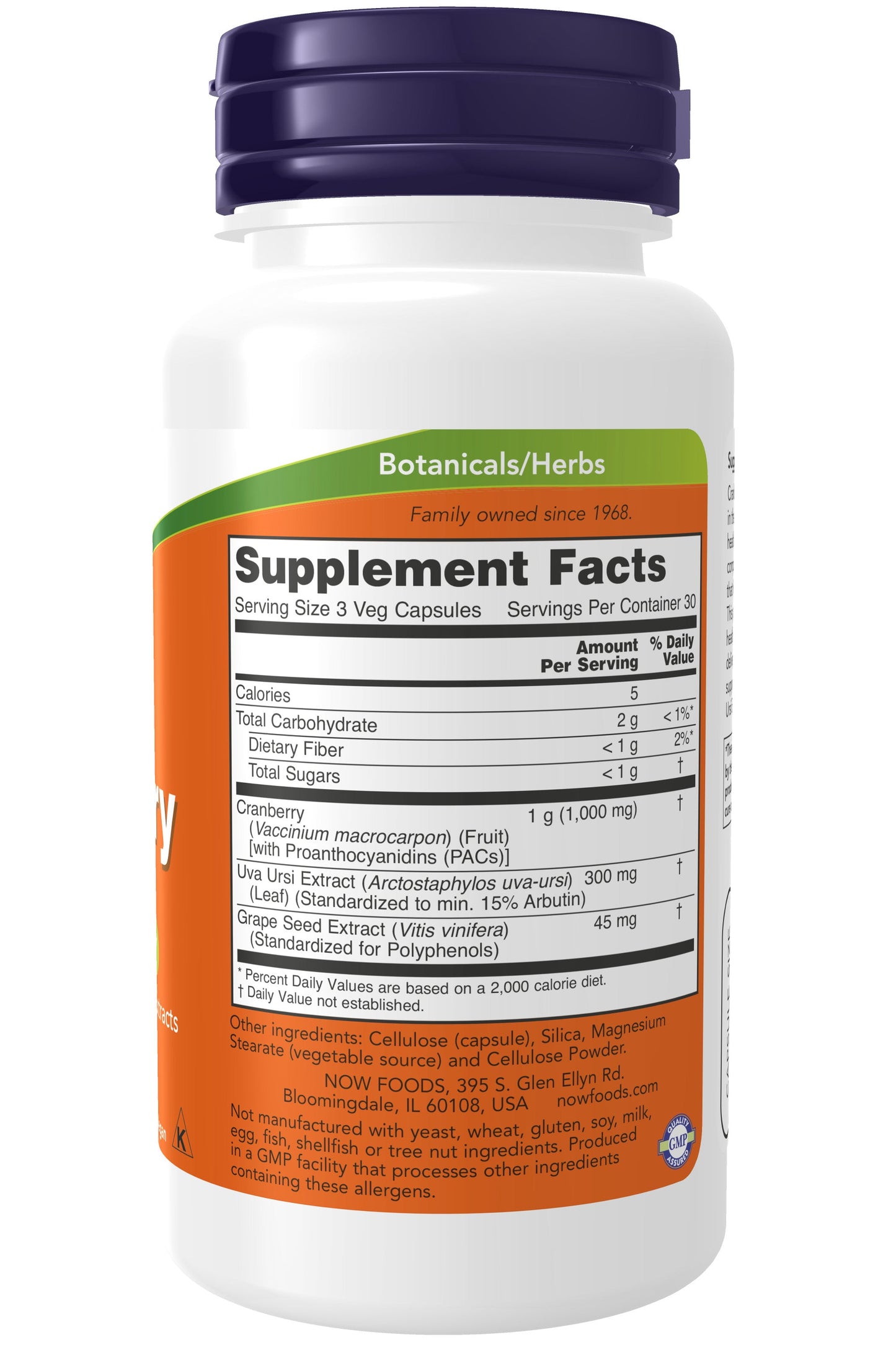 Standardized Cranberry 90 Veg Capsules