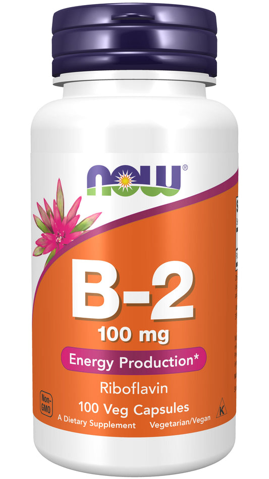 B-2 Riboflavin 100 mg 100 Capsules