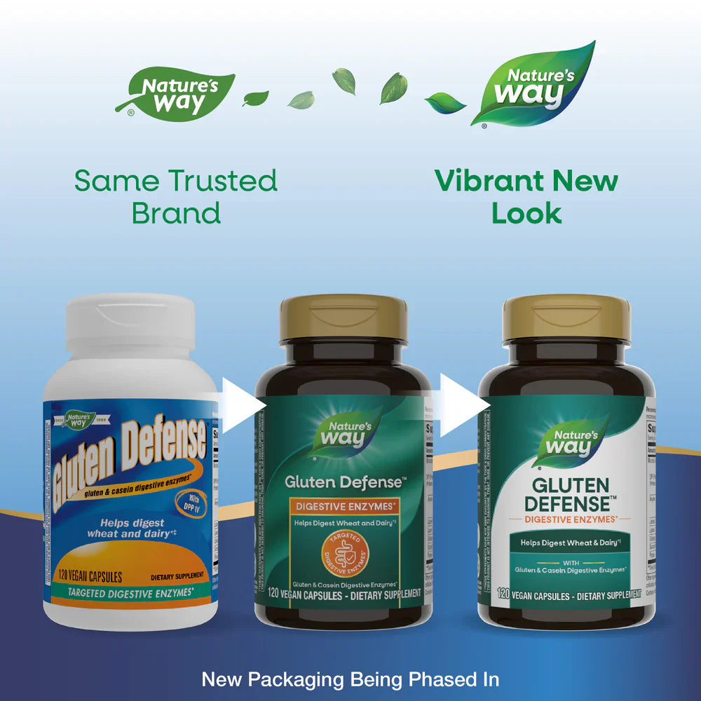 Gluten Defense 120 Veg Capsules by Nature's Way