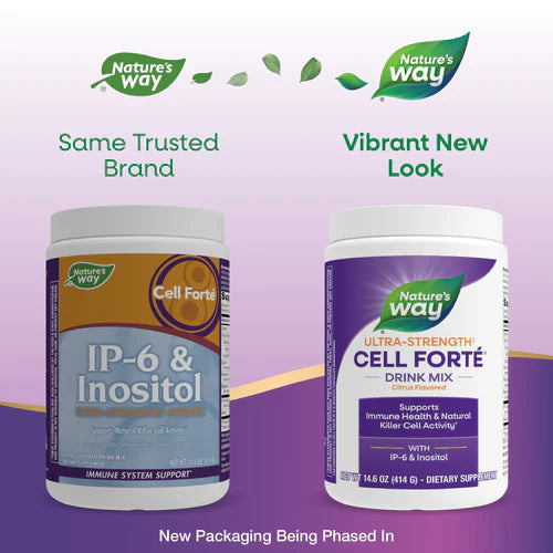 Cell Forte IP-6 & Inositol Ultra Strength Powder 14.6 oz (414 g) by Nature's Way