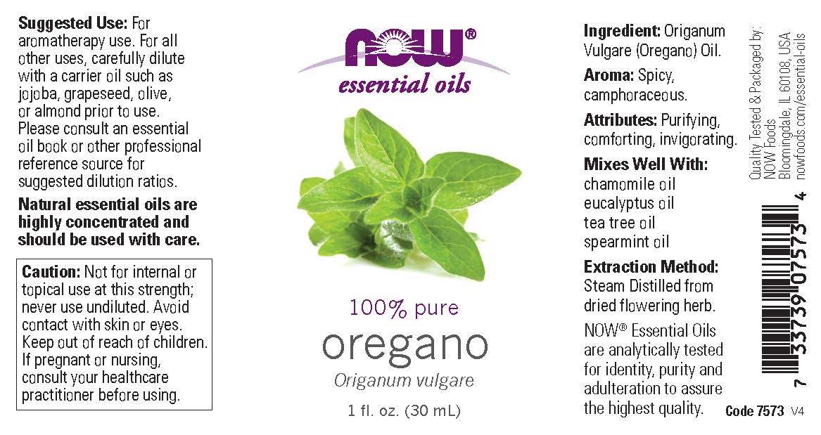 NOW Essential Oils, Oregano Oil, Comforting Aromatherapy Scent, Steam Distilled, 100% Pure, Vegan, Child Resistant Cap, 1-Ounce